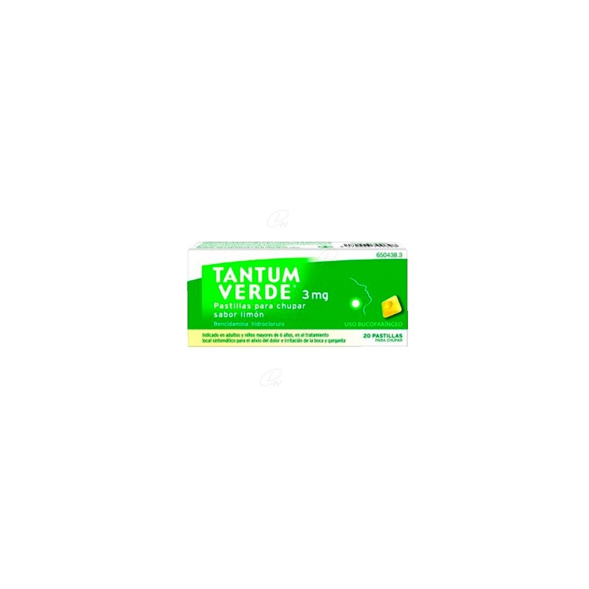 TANTUM VERDE 3 mg PASTILLAS PARA CHUPAR SABOR...