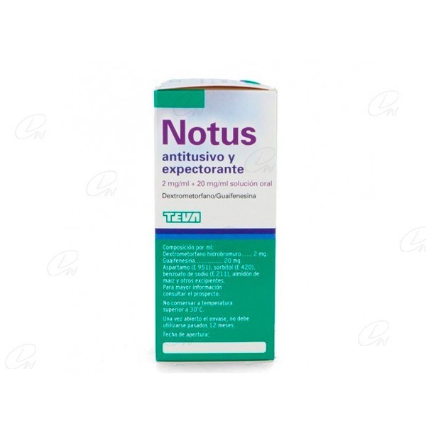 NOTUS ANTITUSIVO 2 MG/ML SOLUCION ORAL 1 FRASCO 200 ML