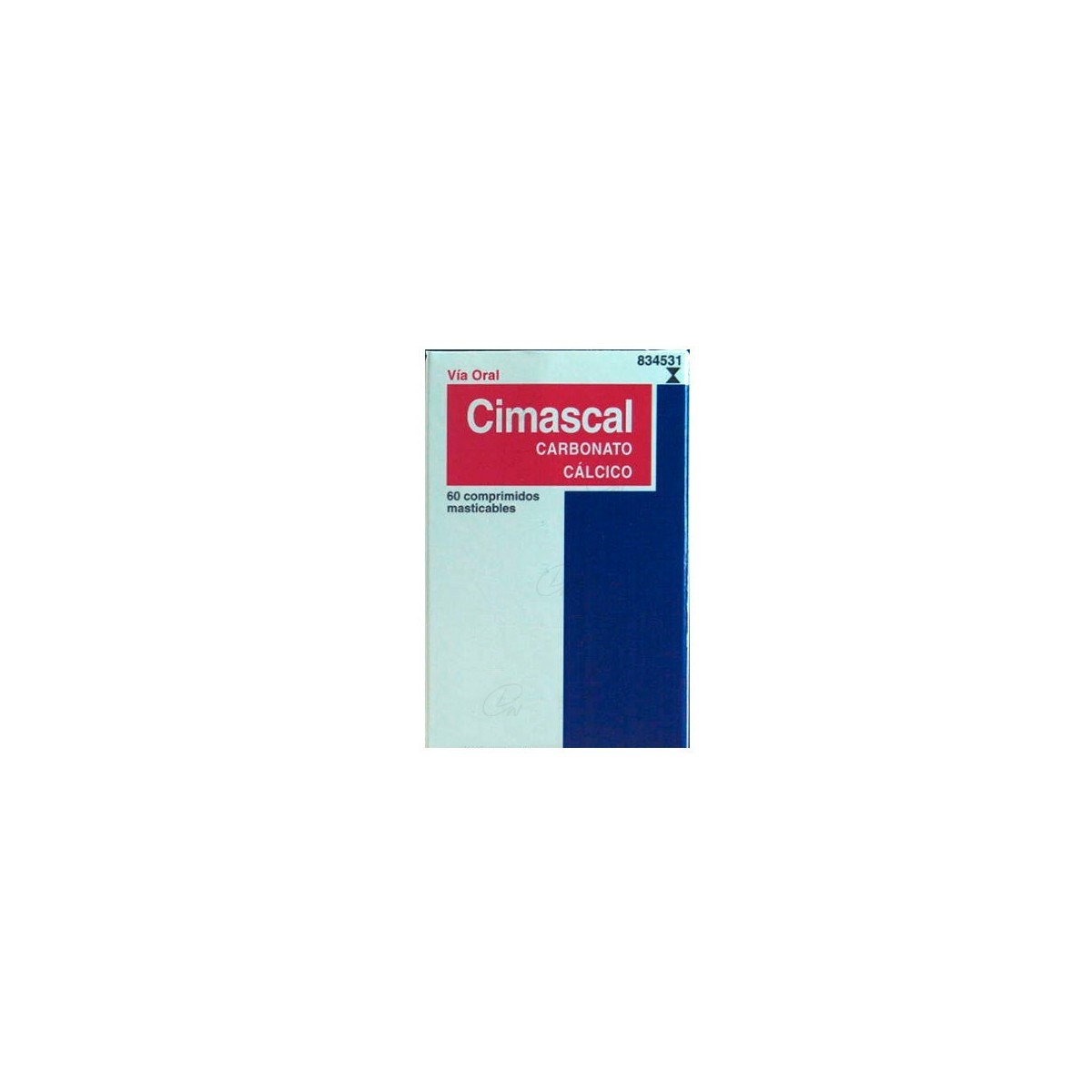 CIMASCAL 600 mg COMPRIMIDOS MASTICABLES, 60...
