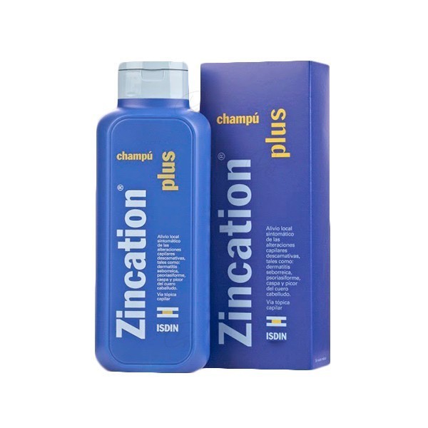 ZINCATION PLUS 10 mg/4 mg/ml CHAMPU, 1 frasco de 200 ml
