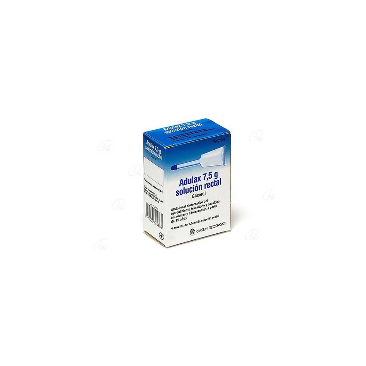 ADULAX 7,5  G SOLUCIÓN RECTAL, 4 enemas de 7,5 ml