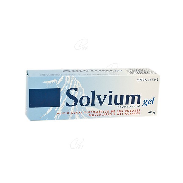 SOLVIUM 50 mg/g GEL, 1 tubo de 60 g